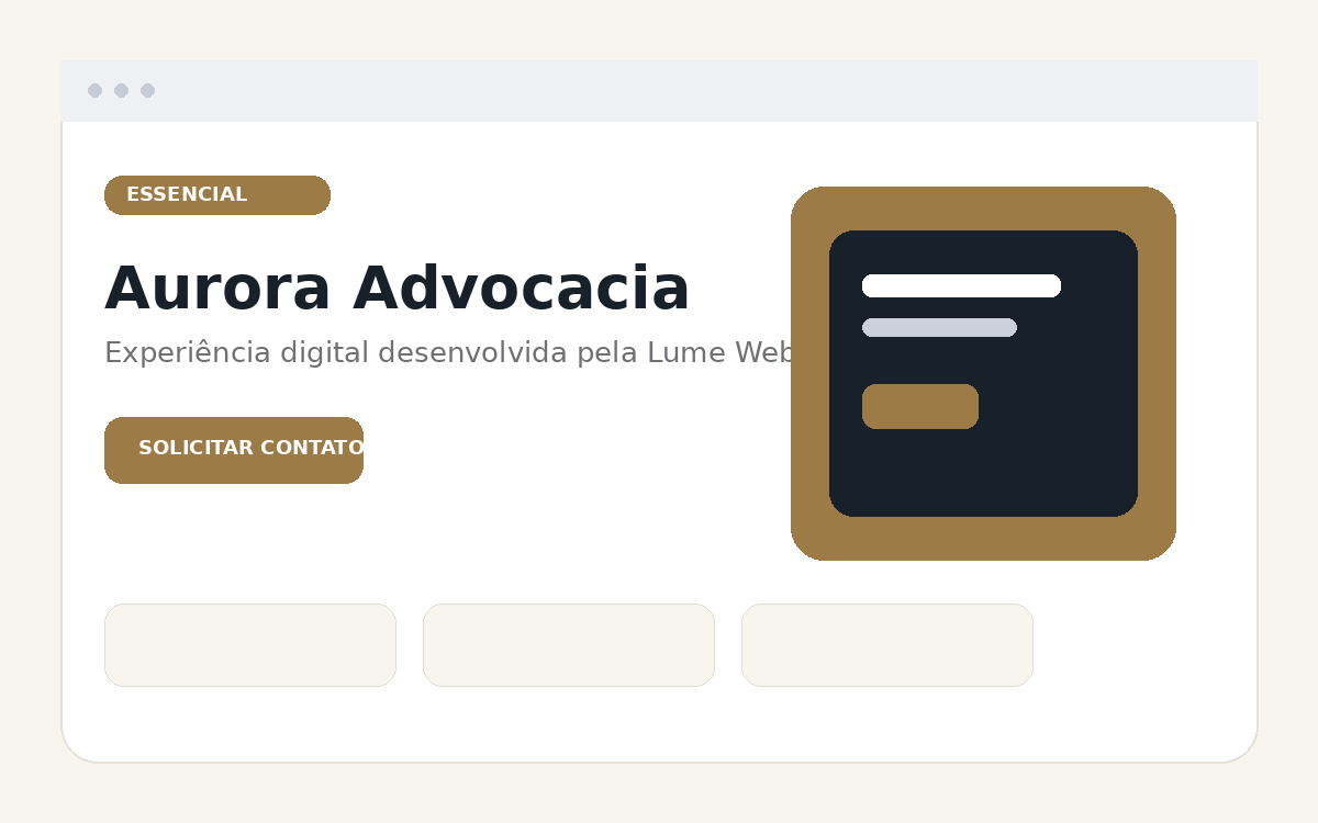 Prévia do projeto Aurora Advocacia