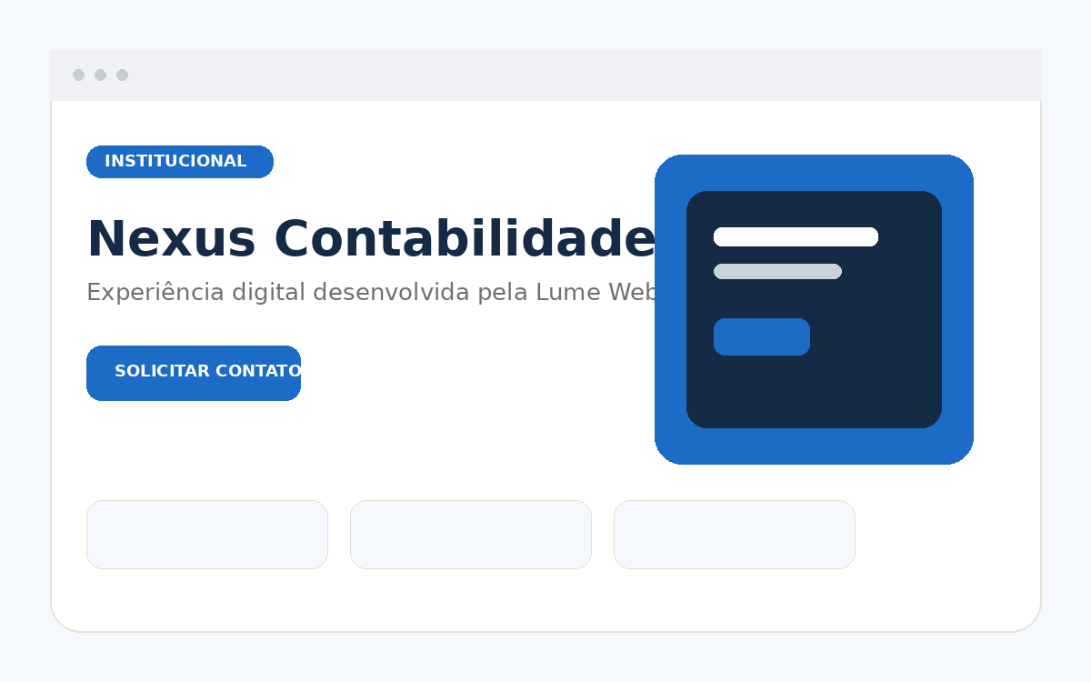 Prévia do projeto Nexus Contabilidade